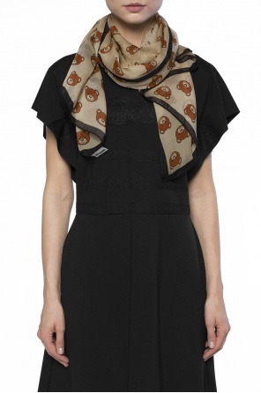 Scarf with teddy bear heads, zdjęcie 2 Scarf with teddy bear heads od Moschino